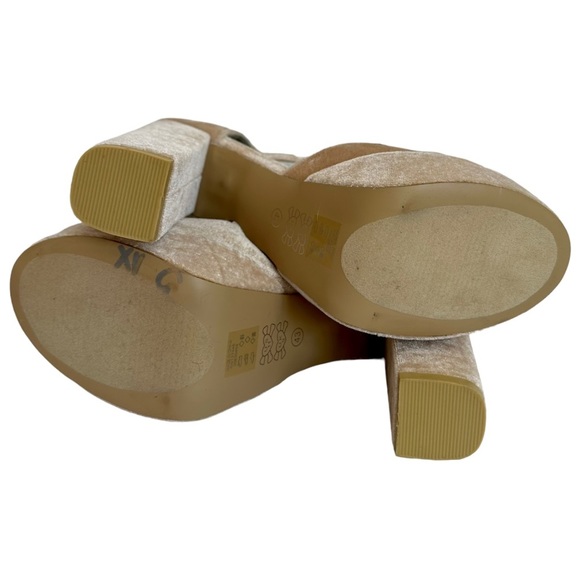 Iron Fist Deer Me Bambi Platform Block Heels Velvet Size 11 - Picture 11 of 16